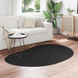 Tapis Noir 120 x 170 cm Polyester 