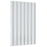 Panneaux de toit 12 pcs Acier enduit poudre Anthracite 60x36 cm 