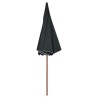 Parasol de jardin avec mât en acier 300 cm anthracite 