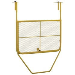 Table de balcon Doré 60x40 cm Acier 