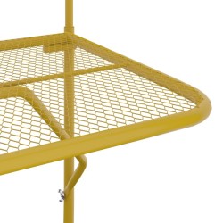 Table de balcon Doré 60x40 cm Acier 