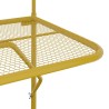 Table de balcon Doré 60x40 cm Acier 