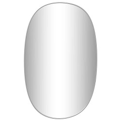 Miroir mural Argenté 70x45 cm 
