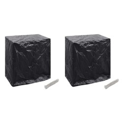 Housses de salon de jardin 2pcs Table de ping-pong 160x55x182cm 