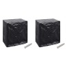 Housses de salon de jardin 2pcs Table de ping-pong 160x55x182cm 
