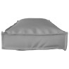 Coussins pour banc, 2pcs, gris, 120 x 40 x 8 cm, en tissu Oxford. 