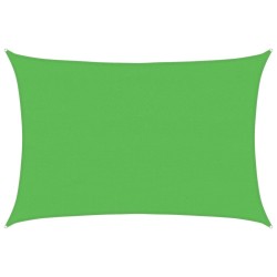 Voile d'ombrage 160 g/m² Vert clair 4x6 m PEHD 