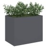Cache-pot de jardin Anthracite 50 x 32 x 40 cm 