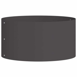Pots de fleurs en plastique noir Noir Plastique Moyen Solide 