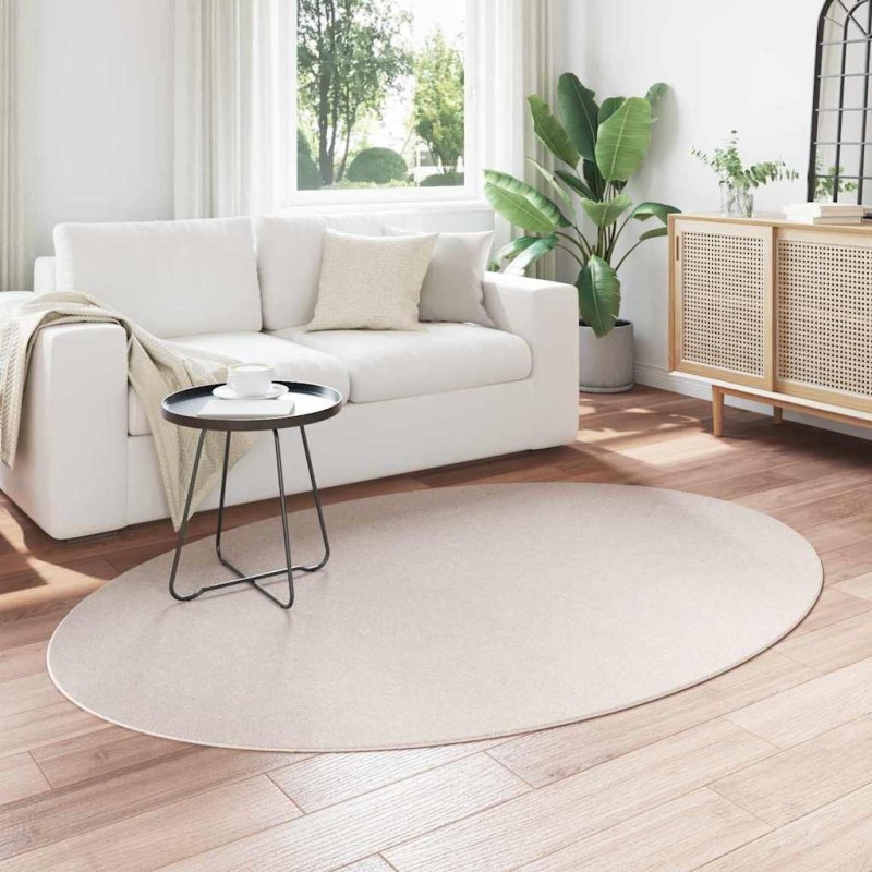 Tapis Couleur sable 120 x 170 cm Polyester 