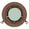 Miroir en forme de hublot mural Ø30 cm aluminium et verre 