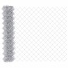 Clôture Argent 10 x 1.4 m Acier galvanisé 