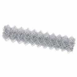 Clôture Argent 10 x 1.4 m Acier galvanisé 