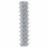 Clôture Argent 10 x 1.4 m Acier galvanisé 
