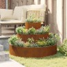 Pot en métal Acier corten Grand Durable Pot en métal Rond 