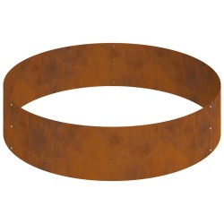 Pot en métal Acier corten Grand Durable Pot en métal Rond 