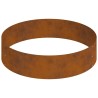 Pot en métal Acier corten Grand Durable Pot en métal Rond 