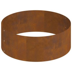 Pot en métal Acier corten Grand Durable Pot en métal Rond 