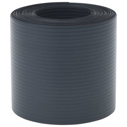 Brises-vues de jardin 10 pcs noir 252,5x19 cm PVC 
