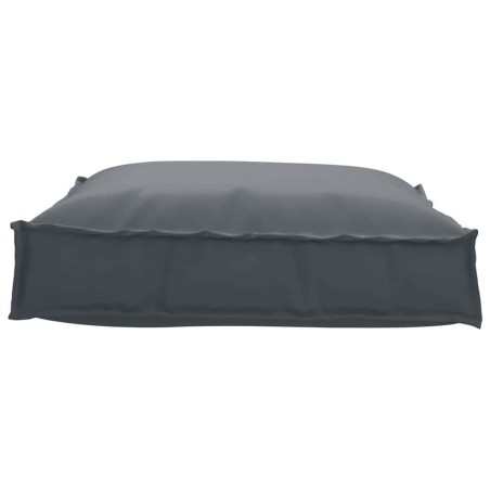 Coussin de palette pour siège anthracite 70 x 70 x 12 cm en tissu Oxford 