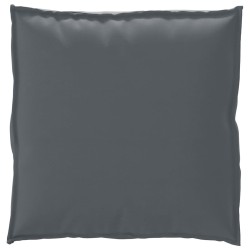 Coussin de palette pour siège anthracite 70 x 70 x 12 cm en tissu Oxford 
