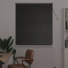 Store de Fenêtre avec des rideaux Autre Noir 80 x 130 cm Aluminium 