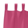 Rideaux avec des rideaux 2 pcs Rose vif 260 x 140 cm Polyester 