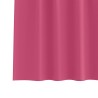 Rideaux avec des rideaux 2 pcs Rose vif 260 x 140 cm Polyester 