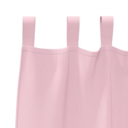 Rideaux avec des rideaux 2 pcs Rose bébé 260 x 140 cm Polyester 