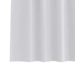 Rideaux avec des rideaux 2 pcs Gris pâle 260 x 140 cm Polyester 