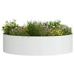 Ensemble de Planteurs Blanc Blanc Métal Grand Planteur 