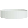 Ensemble de Planteurs Blanc Blanc Métal Grand Planteur 