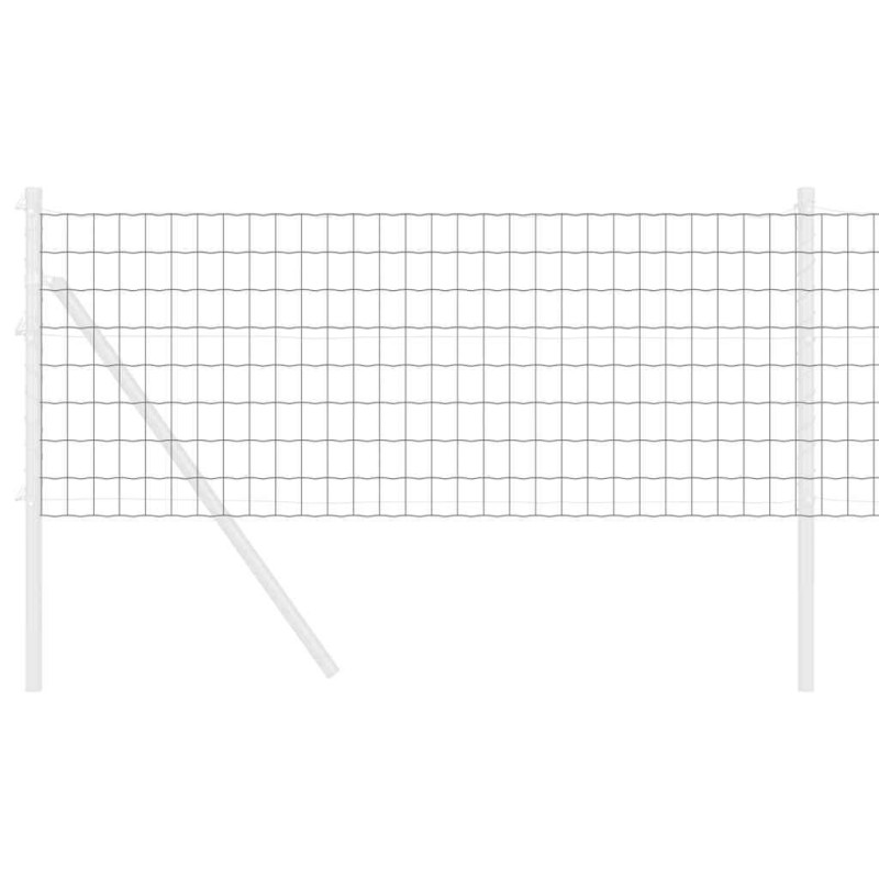 Clôture Euro Grise 0.6x50 m Acier 