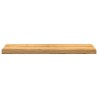 Appuis de fenêtre 2 pcs marron clair bois de chêne massif 