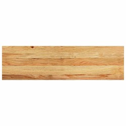 Appuis de fenêtre 2 pcs marron clair bois de chêne massif 