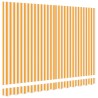 Tissu de remplacement pour store pour cadre de 3.5x2 m Jaune et blanc 