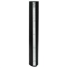 Barrière de racines avec rails de connexion Noir 0,7x5 m 1,5 mm HDPE 