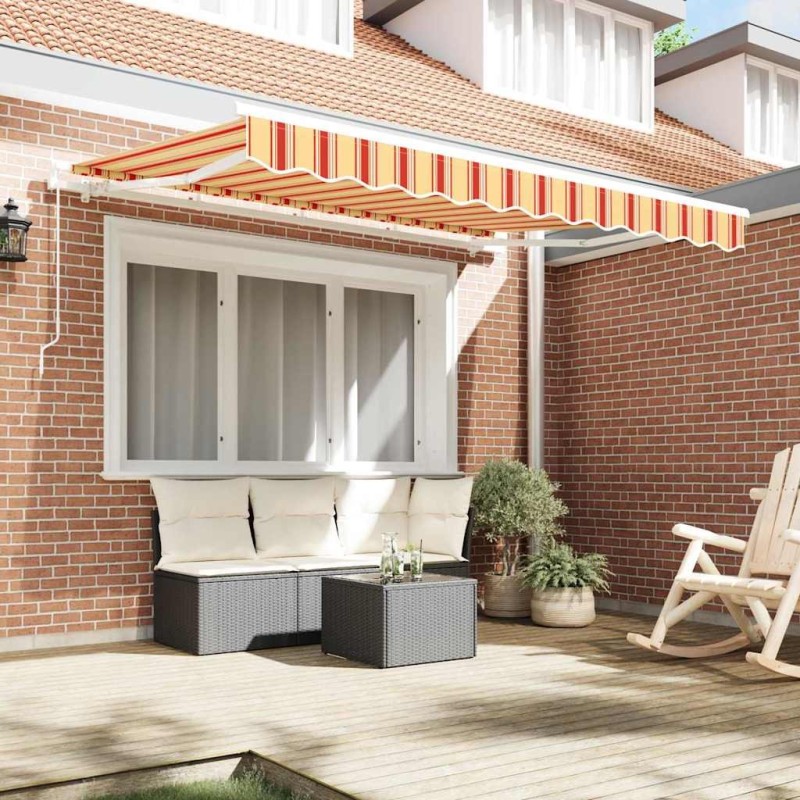 Tissu de remplacement pour store pour cadre 2.5x2 m Multicolore Rayé 