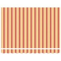 Tissu de remplacement pour store pour cadre 2.5x2 m Multicolore Rayé 