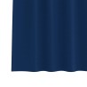 Rideaux 2 pcs Bleu foncé 260 x 140 cm Polyester 