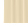 Rideaux avec des rideaux 2 pcs Crème 260 x 140 cm Polyester 