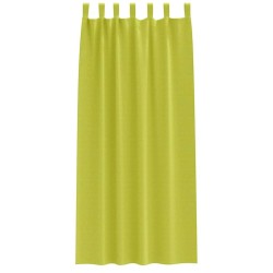 Rideaux 2 pcs Pomme verte 260 x 140 cm Polyester 