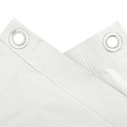 Écran d'intimité de balcon blanc 800x90 cm PVC 