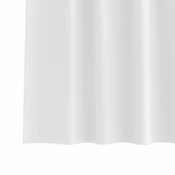 Rideaux avec des rideaux 2 pcs Blanc pur 260 x 140 cm Polyester 