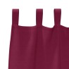 Rideaux avec des rideaux 2 pcs Bordeaux 260 x 140 cm Polyester 