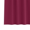 Rideaux avec des rideaux 2 pcs Bordeaux 260 x 140 cm Polyester 