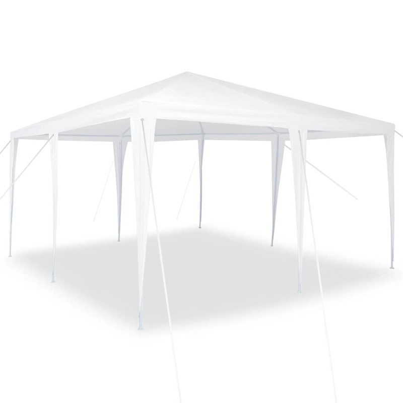 Tente de fête blanche 4x4 m PE 