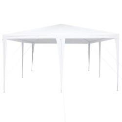 Tente de fête blanche 4x4 m PE 