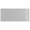 Dosseret de cuisine Gris clair 90x40x0,6 cm en verre trempé 