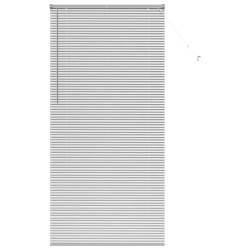 Store de Fenêtre avec des rideaux Autre Argenté 80 x 130 cm Aluminium 